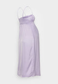 Glamorous Bloom RUCHED BUST WRAP OVER MIDI DRESS WITH SMOCKED BACK PANEL