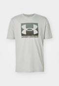 Under Armour BOXED - Print T-shirt - mod gray light heather/graphite