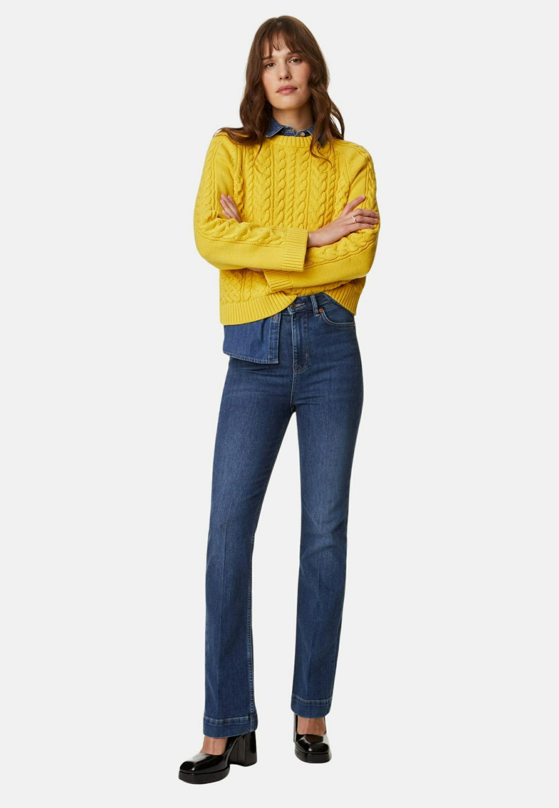 Marks & Spencer COTTON RICH CABLE KNIT