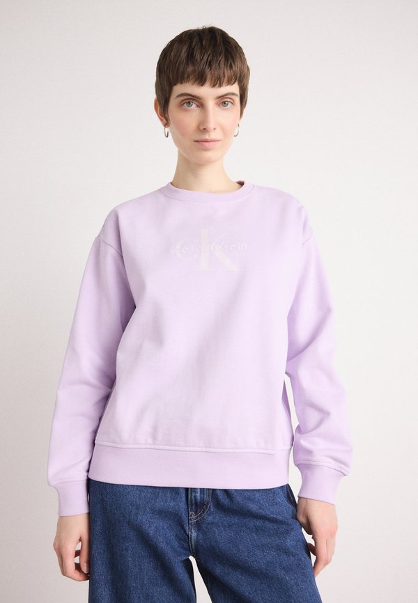 Calvin Klein Jeans MONOLOGO  - Sweatshirt - lavender blush