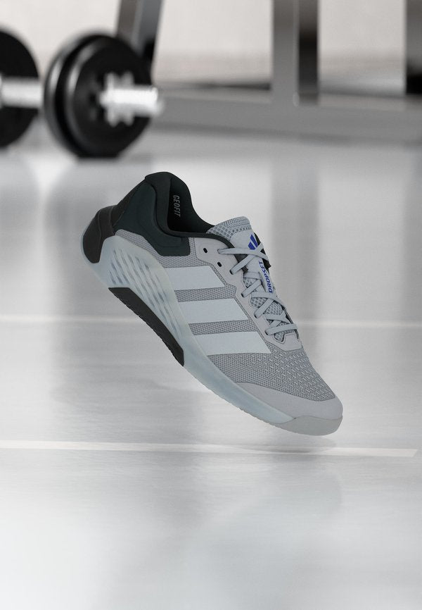 adidas Performance DROPSET 4 TRAINING SHOES - Training shoe - halo silver-coloured/cloud white/core black
