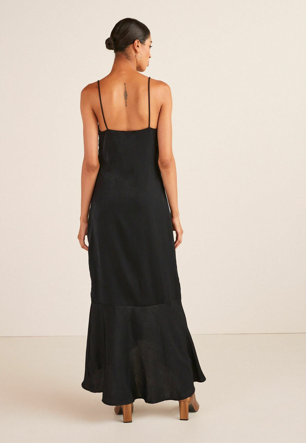 Next SATIN CHAIN DETAIL MIDI DRESS