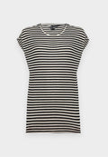 Vero Moda VMAVA - Print T-shirt - black/pristine