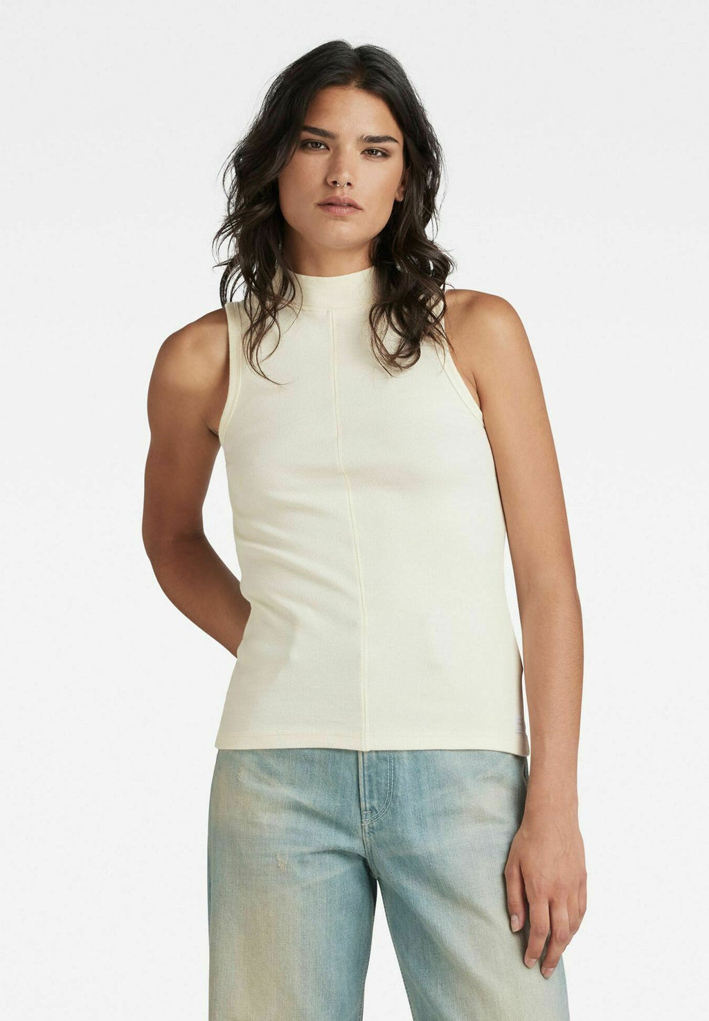 OPEN BACK MOCK SLIM Media 2
