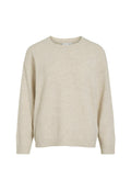 VILA VILIGA L/S O-NECK KNIT TOP - NOOS
