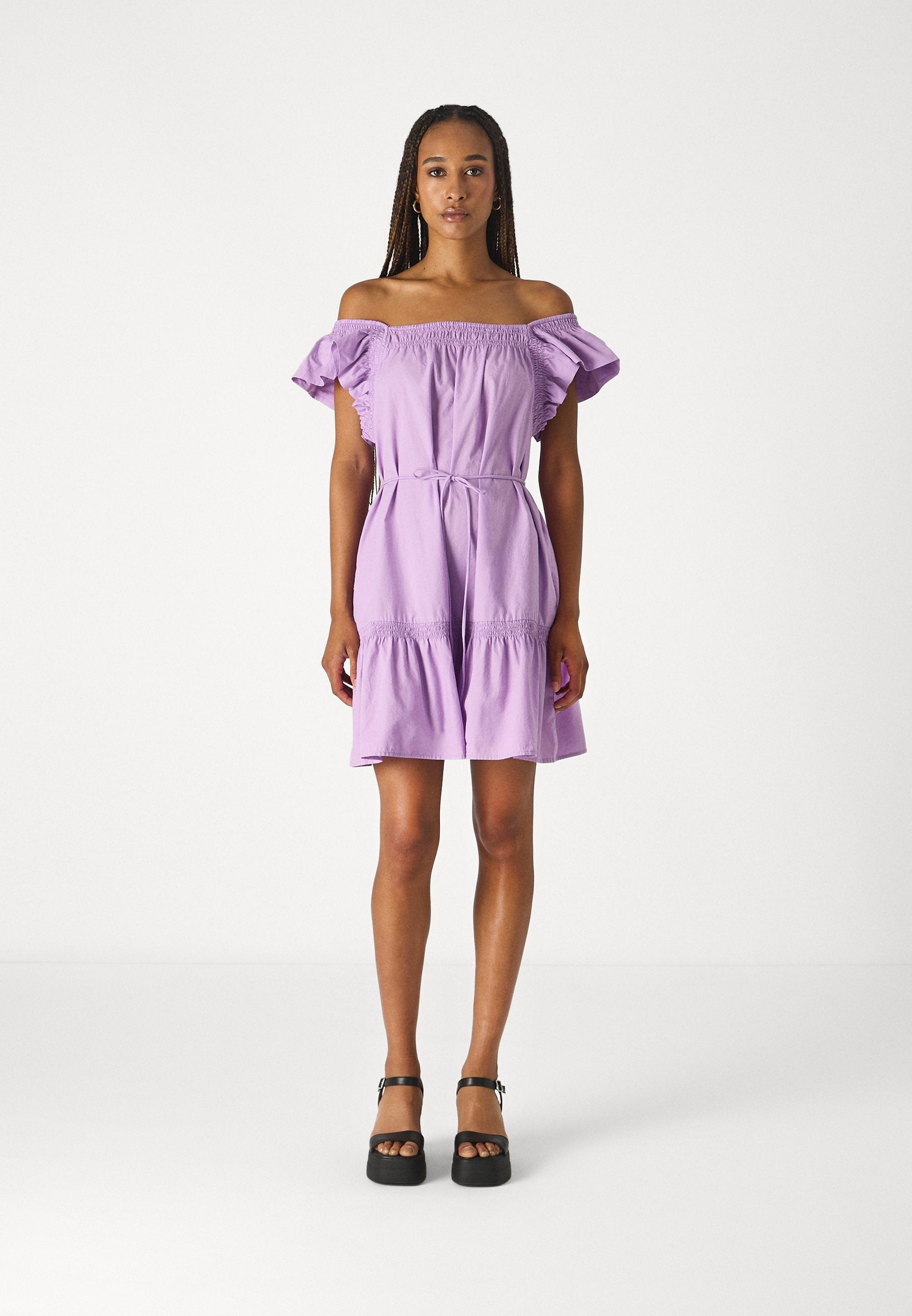 GAP FLUTTER SLEEVE MINI DRESS