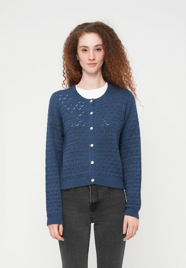 Vero Moda VMJAQUELINE Knit - Cardigan - dark blue