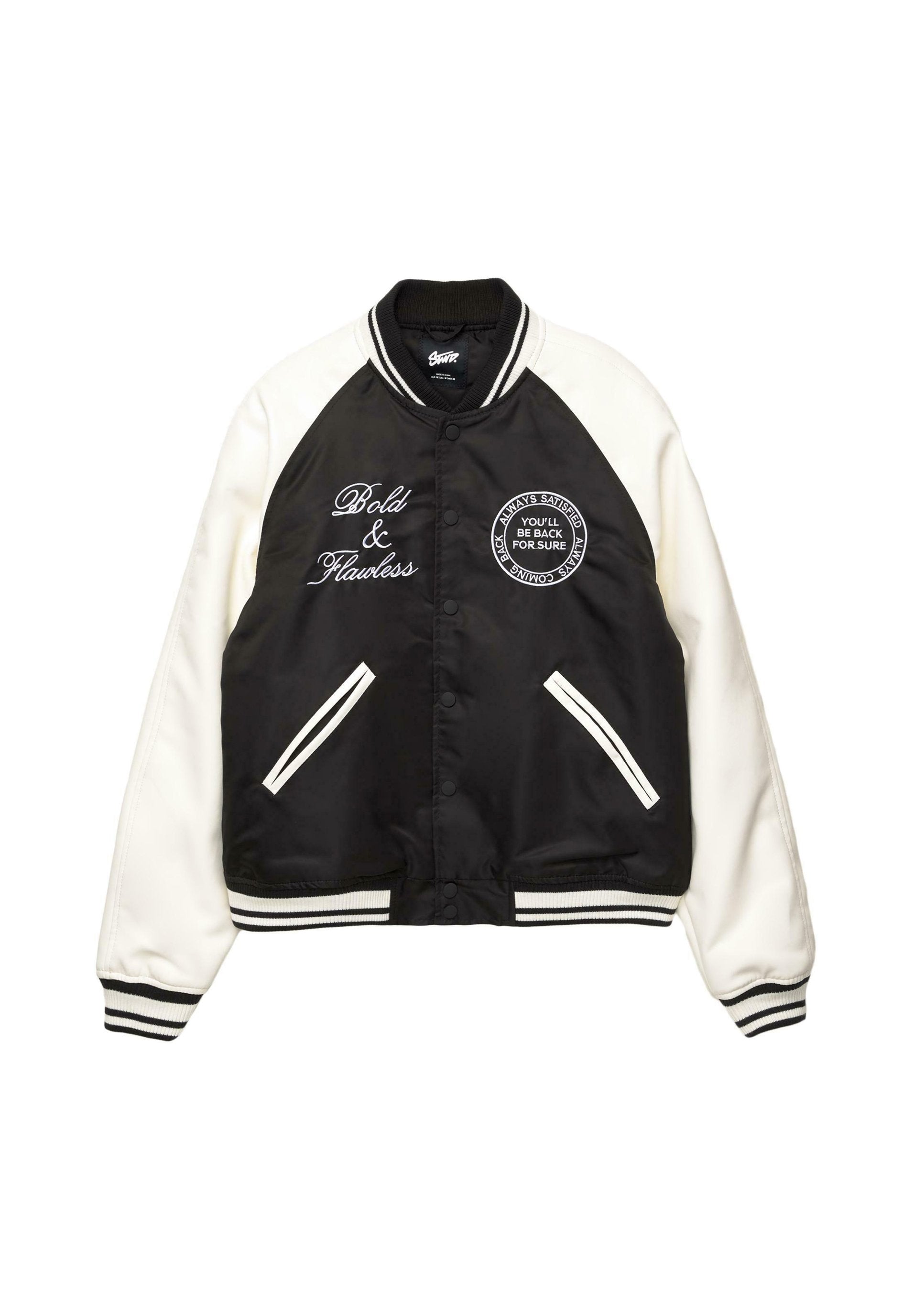 PULL&BEAR EMBROIDERED VARSITY