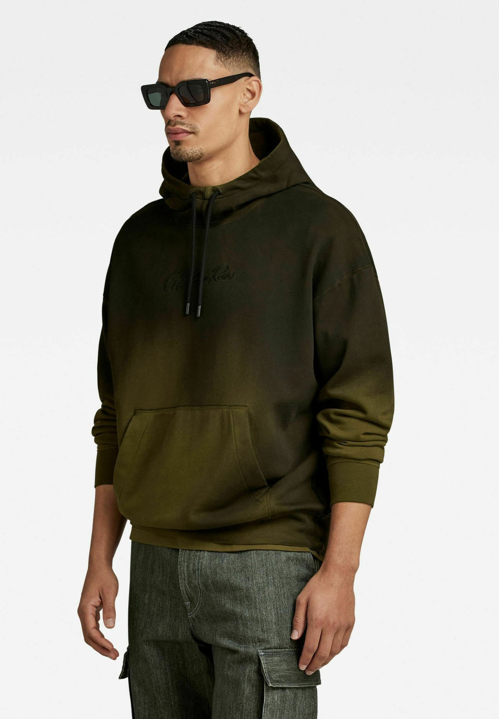 G-STAR HAND SPRAYED HOODED LOOSE