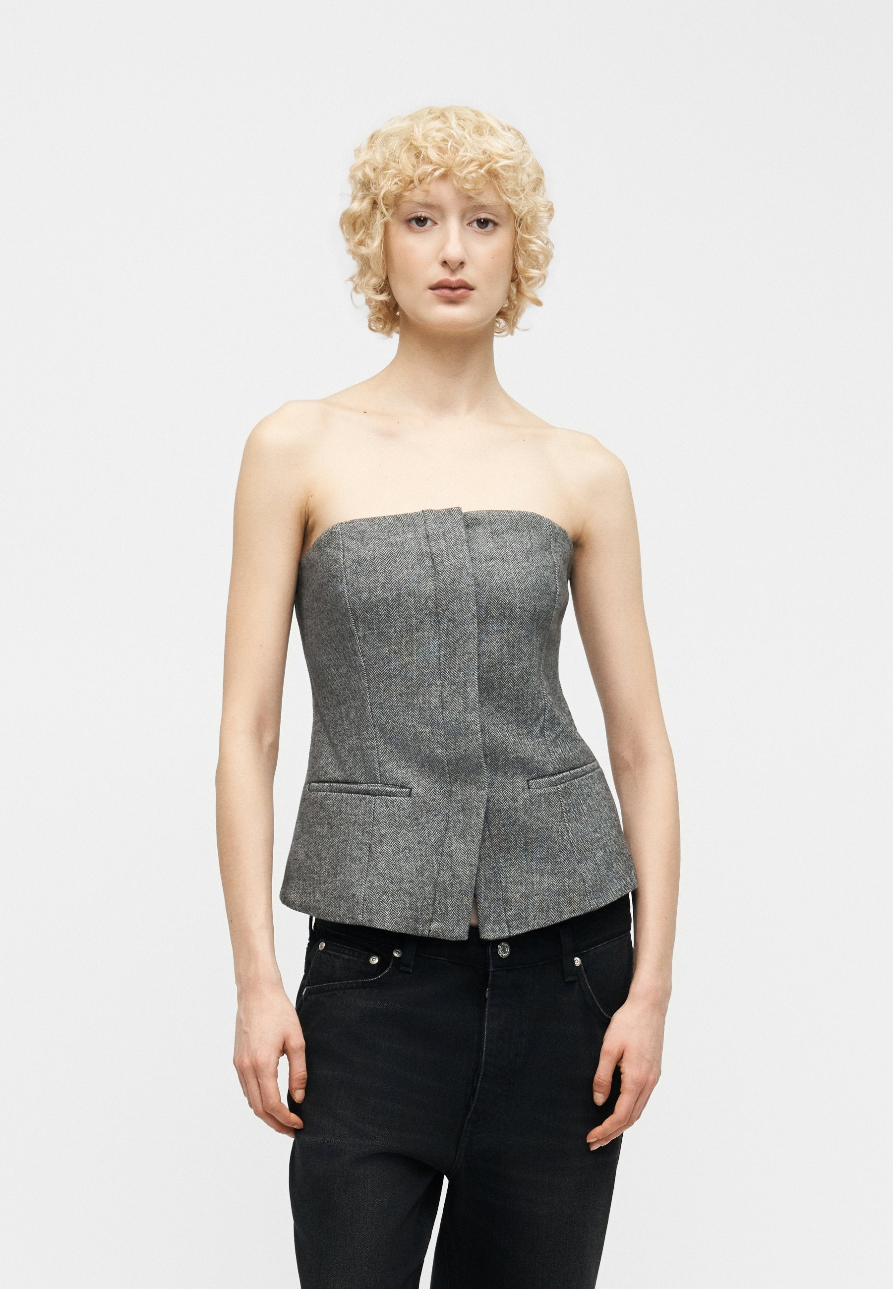 GAP STRAPLESS TAILORED