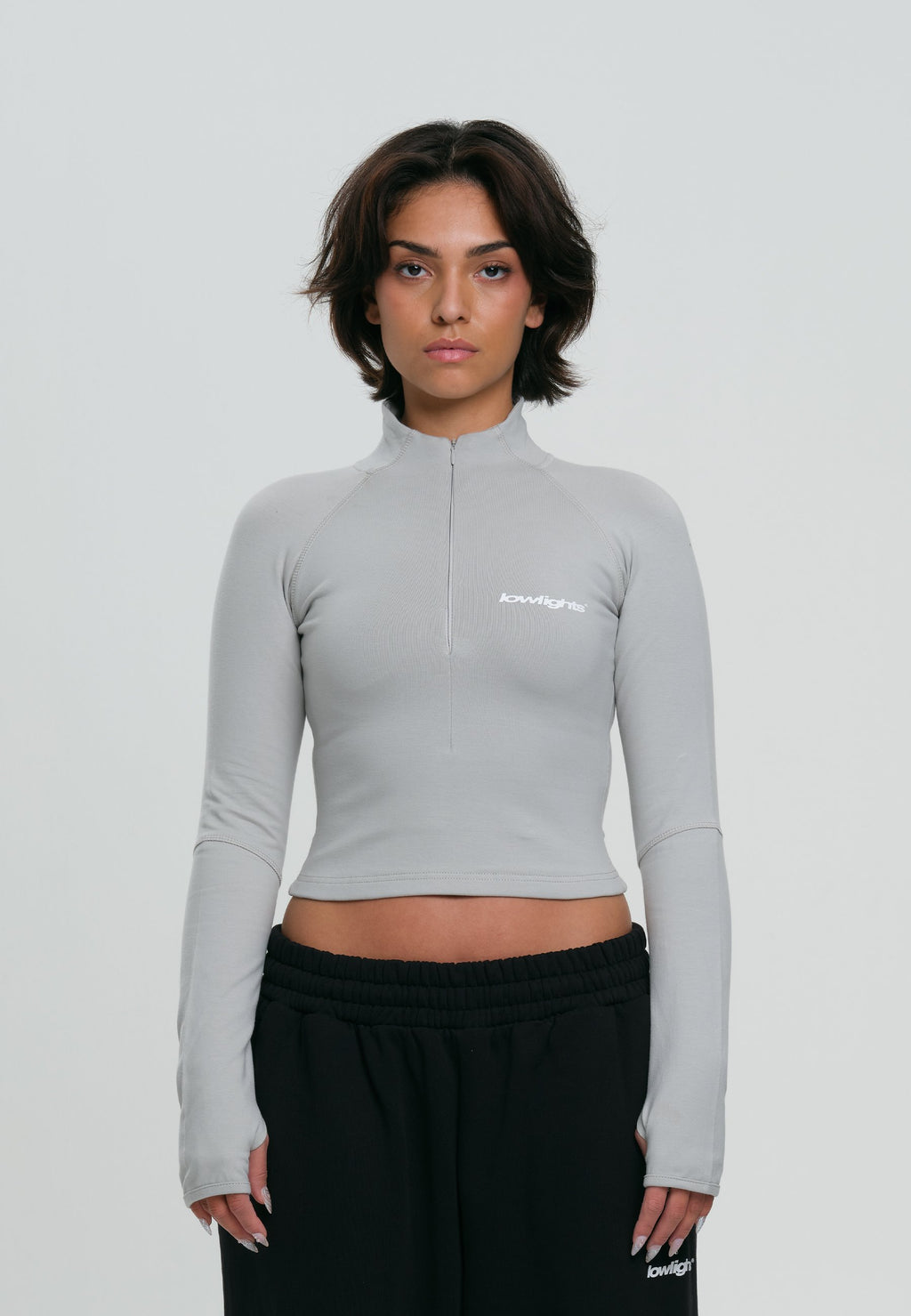 LOW LIGHTS STUDIOS® BASIC HALF ZIP LONG SLEEVE