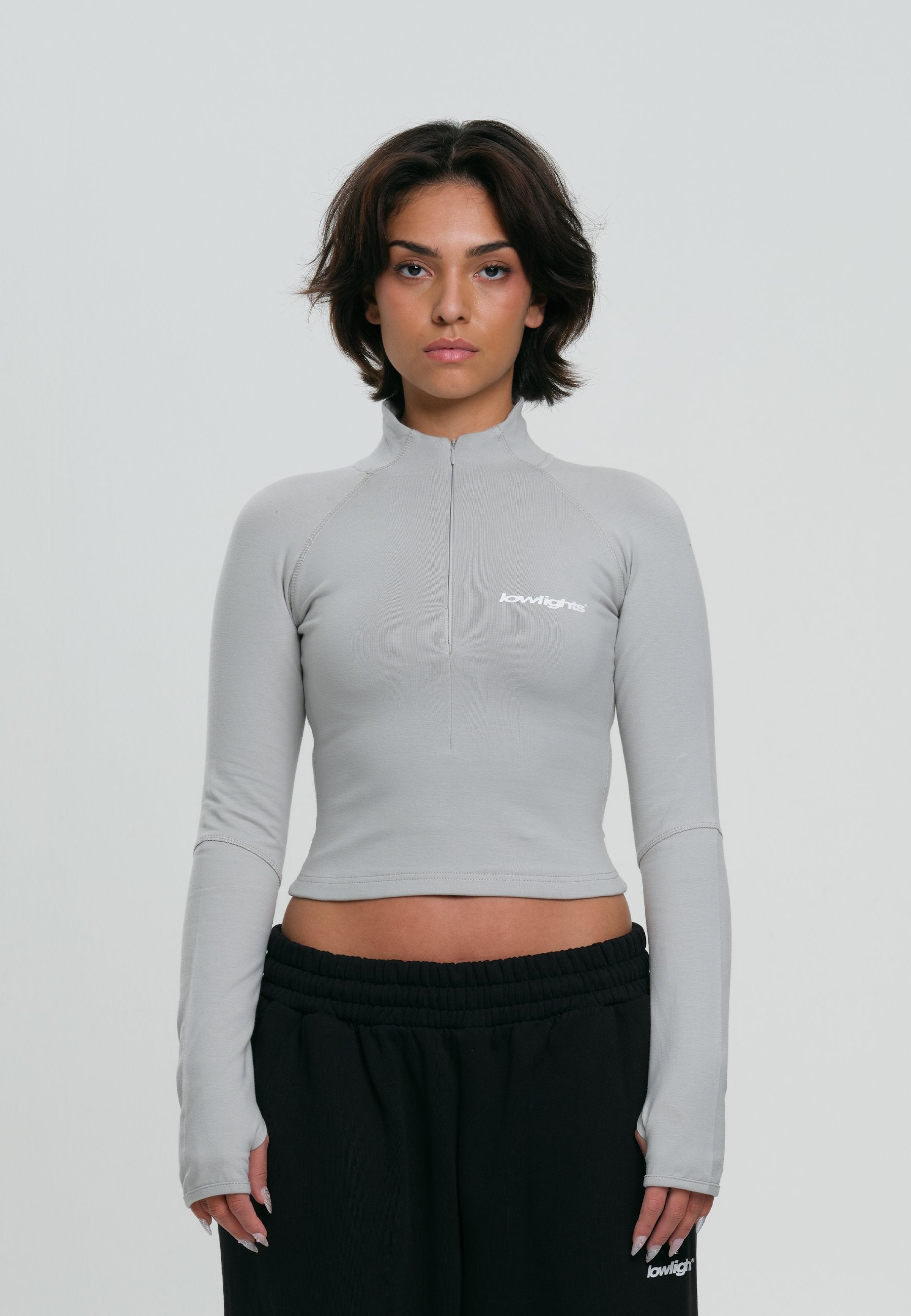 LOW LIGHTS STUDIOS® BASIC HALF ZIP LONG SLEEVE