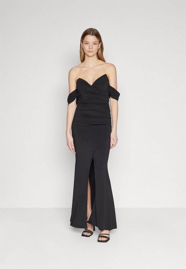 WAL G. DIMOND V-NECK MAXI