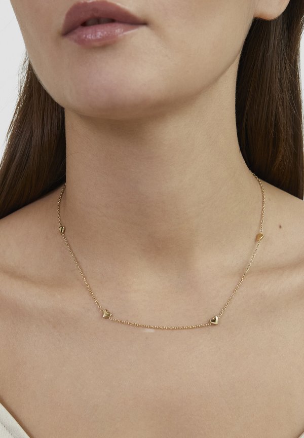 s.Oliver TINY HEARTS - Necklace - gold-coloured