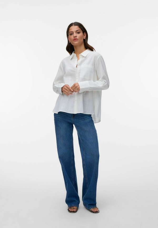Vero Moda VMCAIA - Button-down blouse - snow white