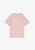 TOM TAILOR TOM TAILOR T-SHIRT PLUS SIZE - T-SHIRT IN MELANGE-OPTIK - Basic T-shirt - twinkle pink