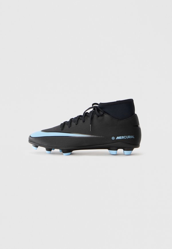 Nike Performance 10 CLUB FG/MG - Football boots artificial grass - black/ice blue