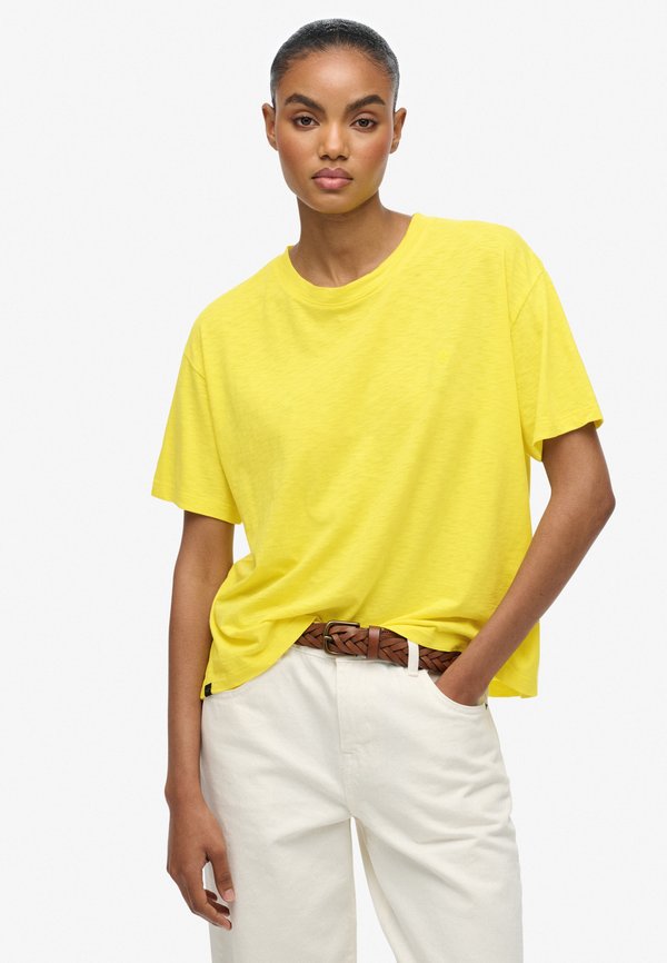Superdry & Co SUPERDRY - Basic T-shirt - blazing yellow