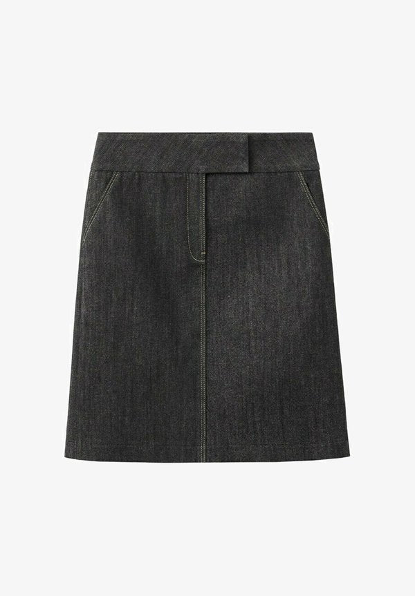 Mango ADULT - A-line skirt - black