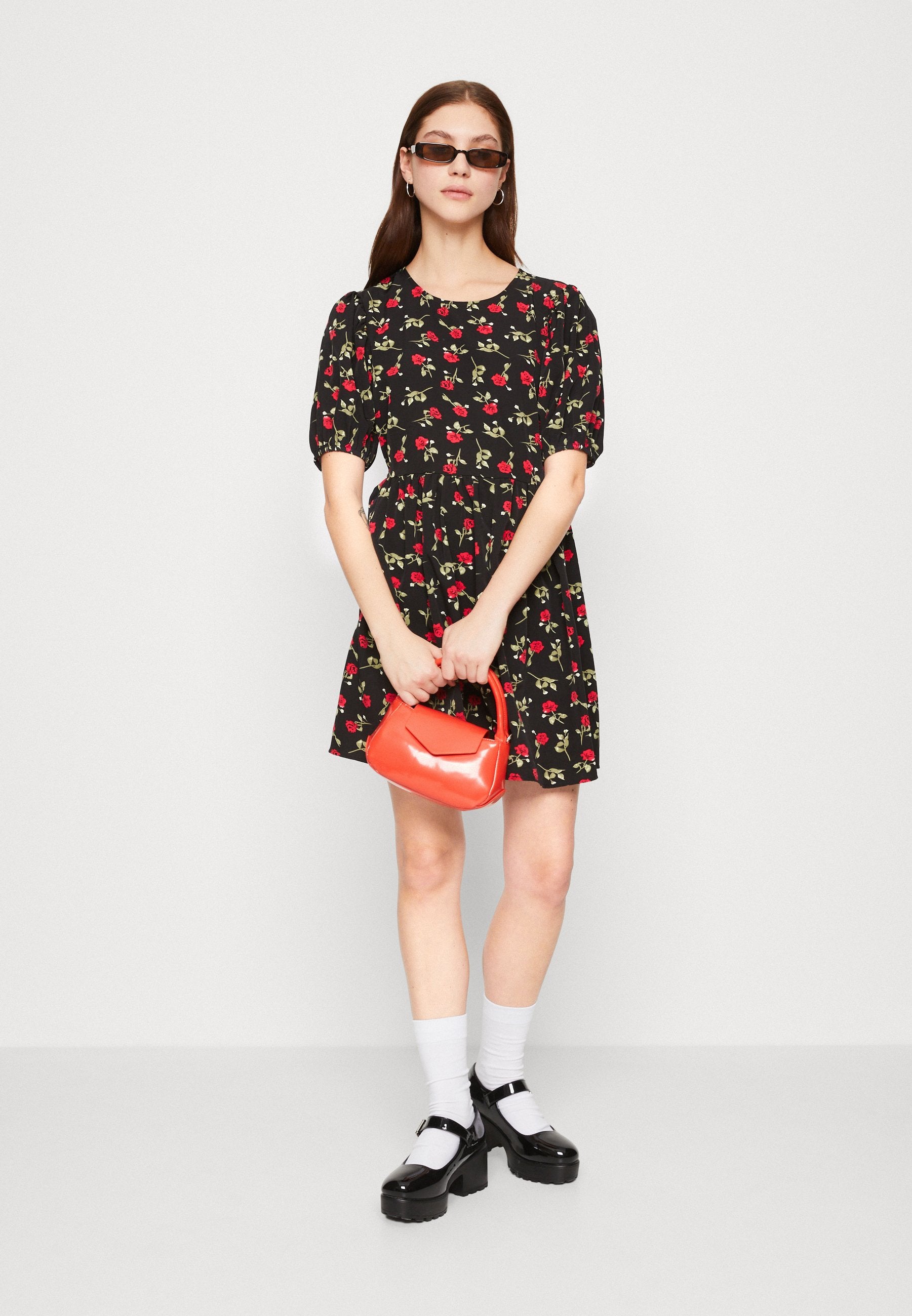VILA VILYKKE O NECK SHORT DRESS
