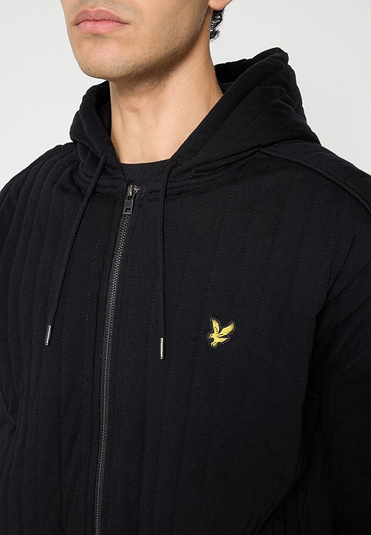 Lyle & Scott QUILTED ZIP THROUGH HOODIE