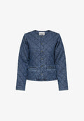 ONLY Quilted ONLROSA Quilted - Denim jacket - medium blue denim