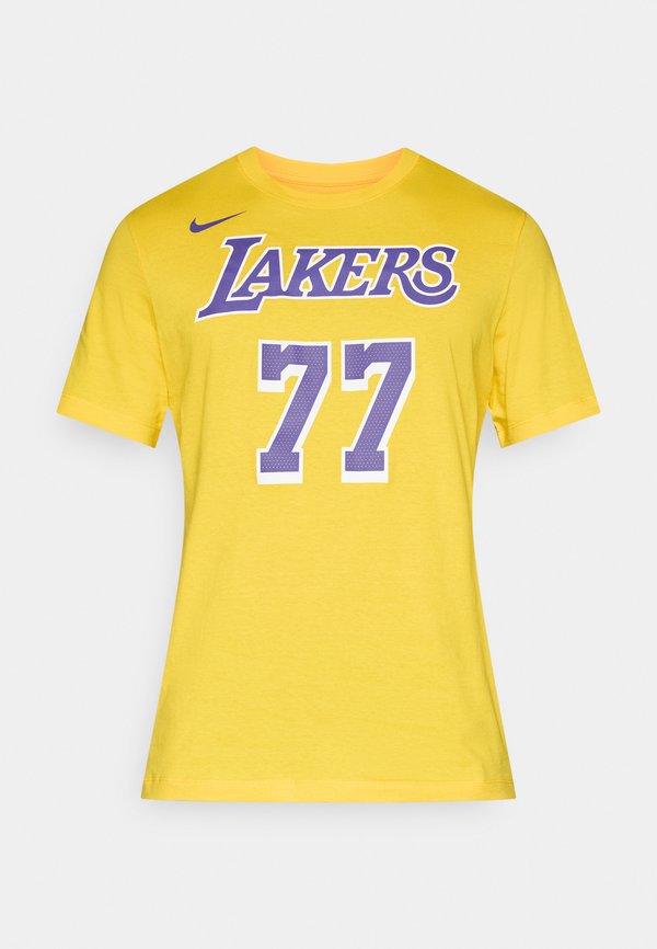 Nike Performance LOS ANGELES LAKERS TEE LUKA DONCIC - Club wear - amarillo