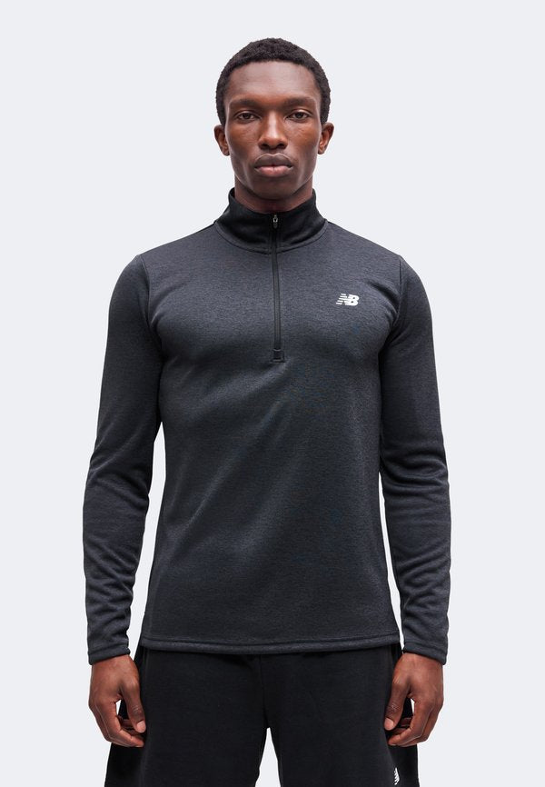 New Balance SPORT 1/4 ZIP - Long sleeved top - black