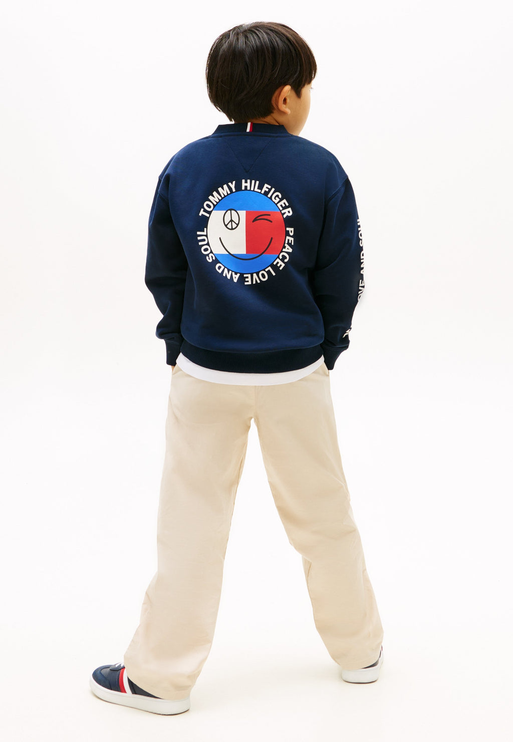 SMILEY FLAG BACK LOGO TERRY SWEATSHIRT Media 4