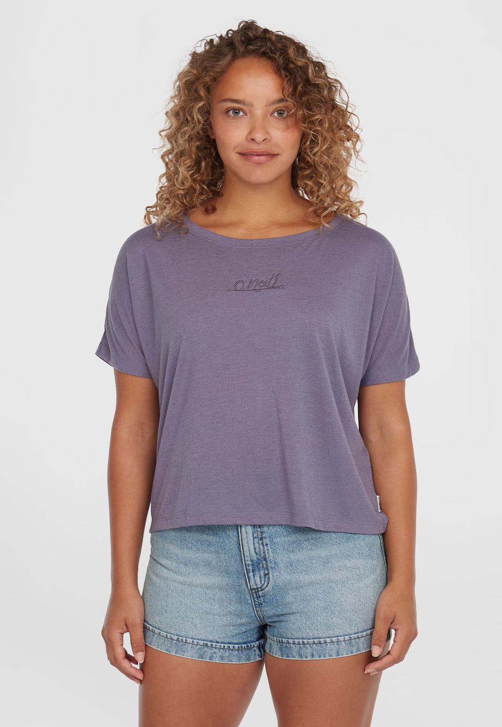 O'Neill ESSENTIALS SCRIPT DRAPE - TEE SHORTSLEEVE
