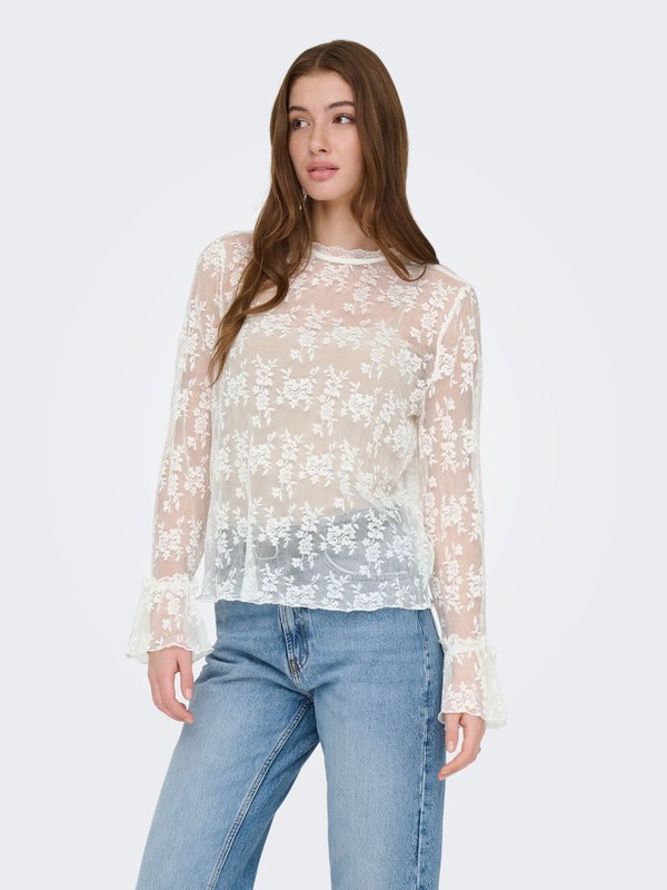 ONLY ONLCRISMA - Blouse - bright white