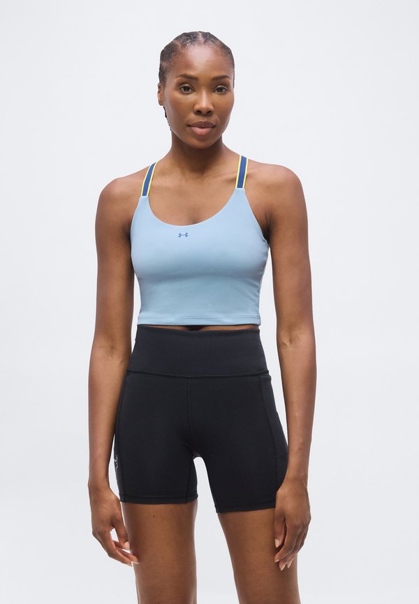 Under Armour MOTION SPORT TAPE TANK - Top - blue wind/flash light/blackout navy