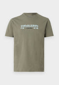 Calvin Klein Jeans FUTUR - Print T-shirt - dusty olive