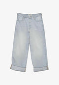 Vero Moda Wide-fit VMDARCY Mid rise Wide Leg Fit - Relaxed fit jeans - light grey denim