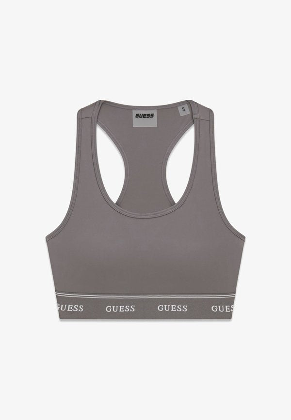 Guess LOGO TANKTOP - Bustier - dunkelgrau