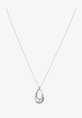 Calvin Klein ELLIPSE STONE    - Necklace - silver-coloured