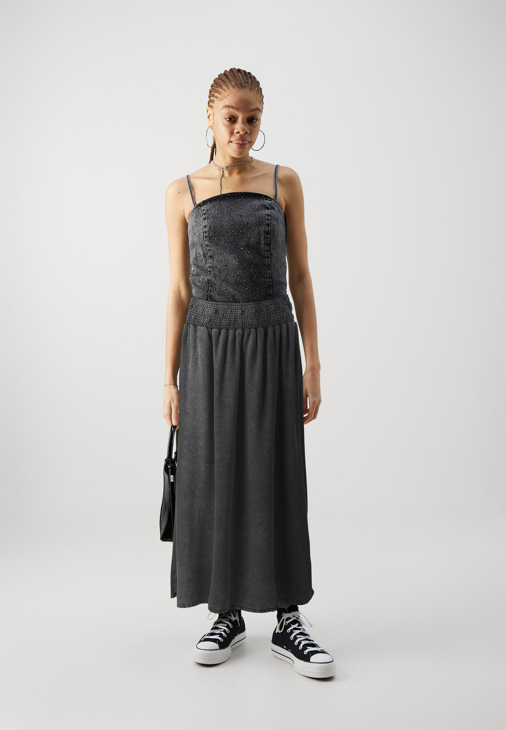 ONLY ONLBAHA LONG SMOCK SKIRT