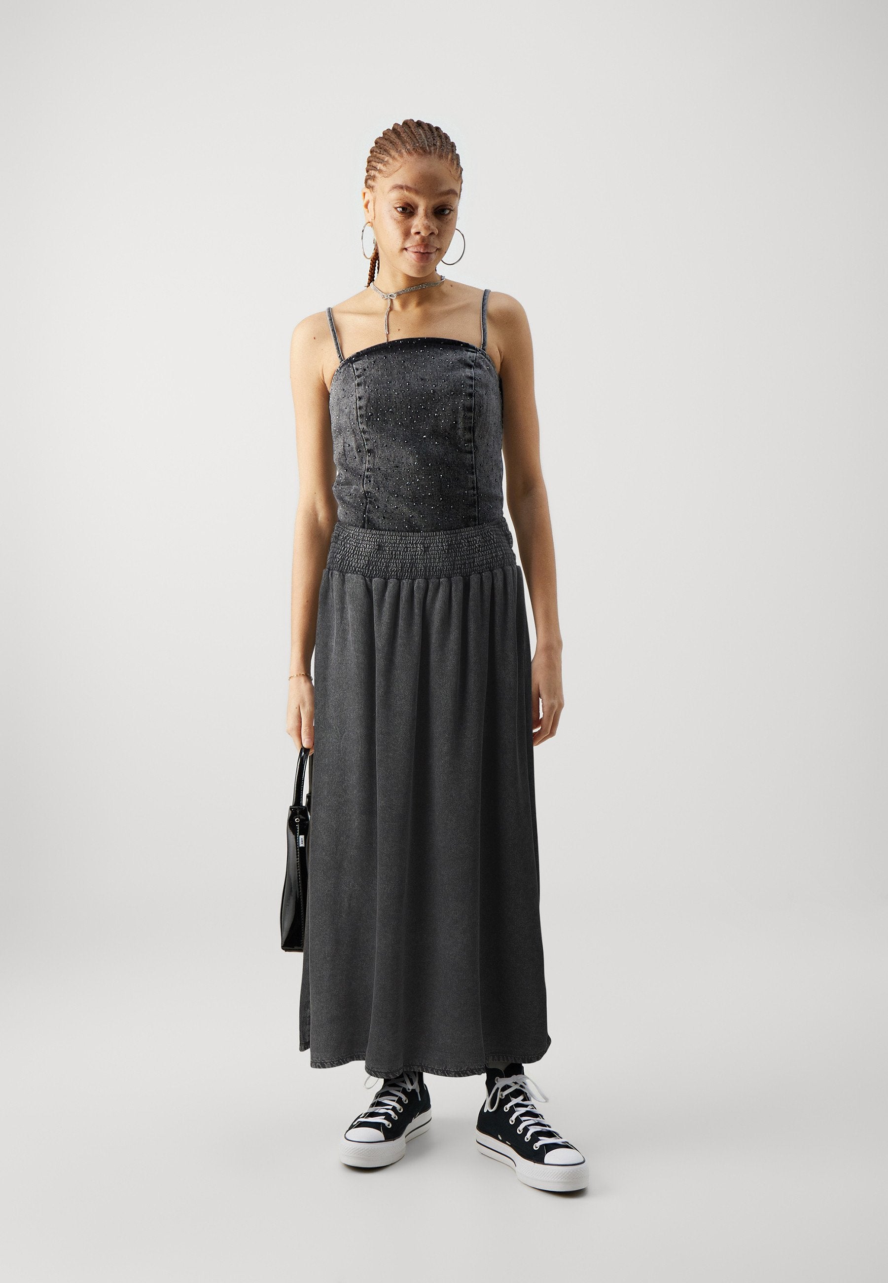 ONLY ONLBAHA LONG SMOCK SKIRT