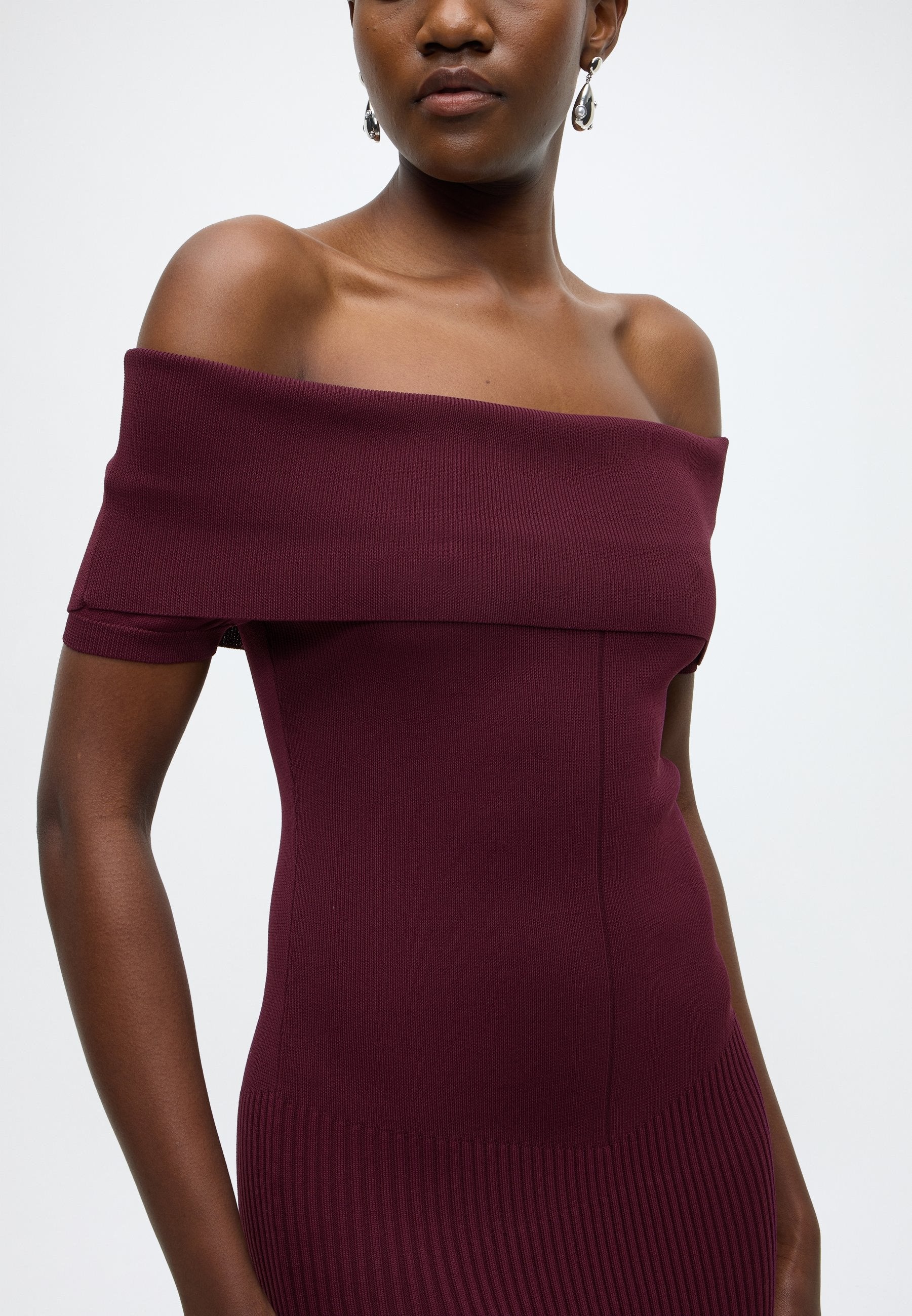 Bardot HARRO PLEATED KNIT DRESS
