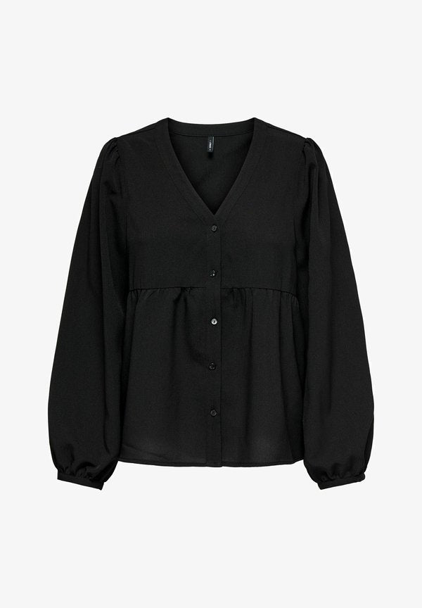 ONLY ONLNOVA - Button-down blouse - black