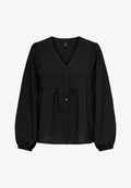ONLY ONLNOVA - Button-down blouse - black