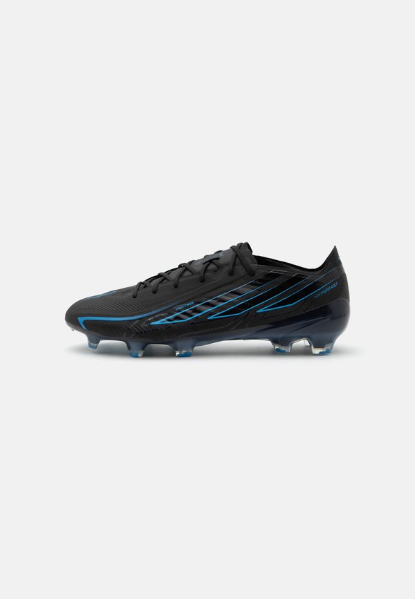 adidas Performance F50 HYPERFAST ELITE FIRM GROUND UNISEX - Firm-ground football boots - core black/lucid ray blue