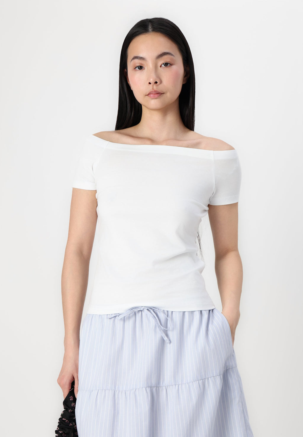 Hollister Co. Poplin Midi Skirt