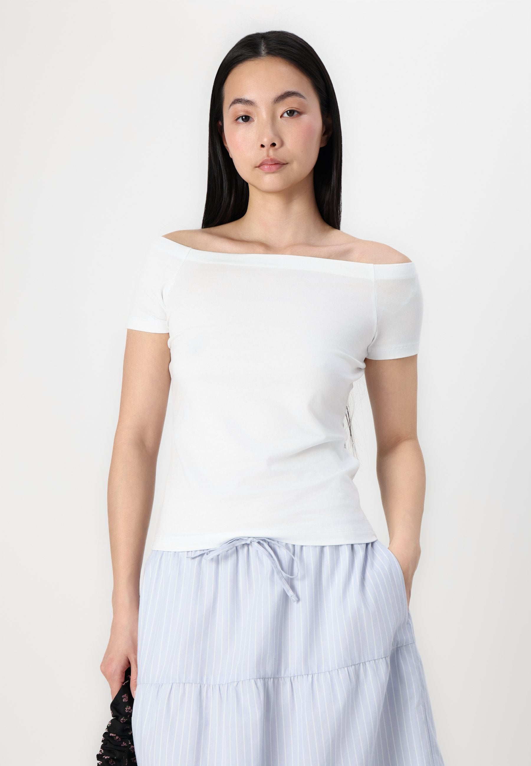 Hollister Co. Poplin Midi Skirt
