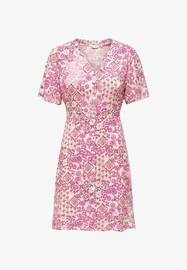 ONLY ONLEVIDA S/S SHORT DRESS WVN NOOS - Shirt dress - marshmallow
