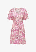 ONLY ONLEVIDA S/S SHORT DRESS WVN NOOS - Shirt dress - marshmallow