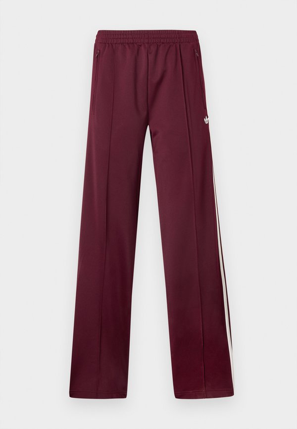 adidas Originals FIREBIRD LOOSE - Tracksuit bottoms - maroon/off-white