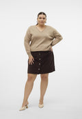 Vero Moda Curve VMCGOLD ROLL LONG VNECK