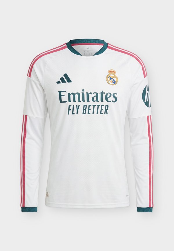 adidas Performance REAL MADRID 26/27 HOME AUTHENTIC LONG SLEEVE - Club wear - white