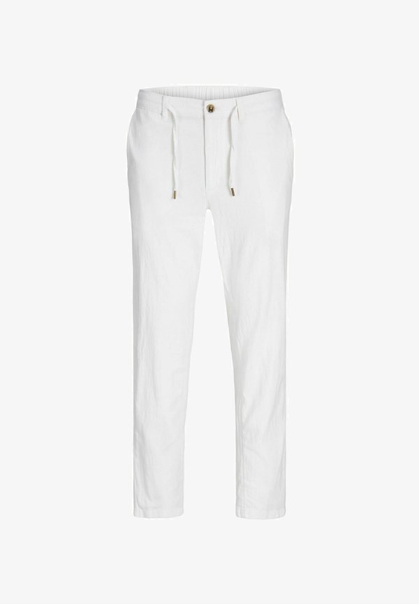 Jack & Jones JOGGERS REGULAR FIT JOGGERS - Trousers - white